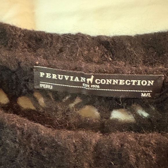 Peruvian Connect Alpaca/Wool Sweater M/L - Picture 3 of 4